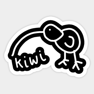 Funny Kiwi Doodle Sticker